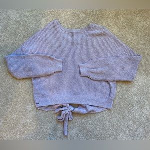 Hollister Front Tie Knit Sweater